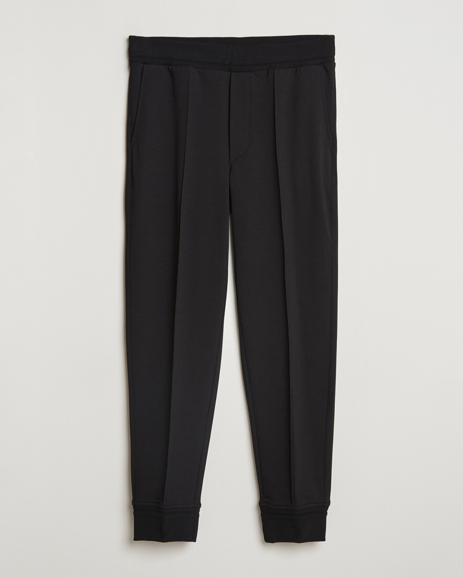 Mies | Housut | Zegna | Cotton Stretch Drawstring Pants Black