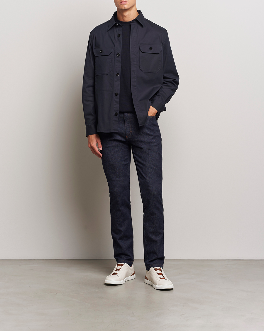Mies | Farkut | Zegna | 5-Pocket Denim Jeans Dark Rinse
