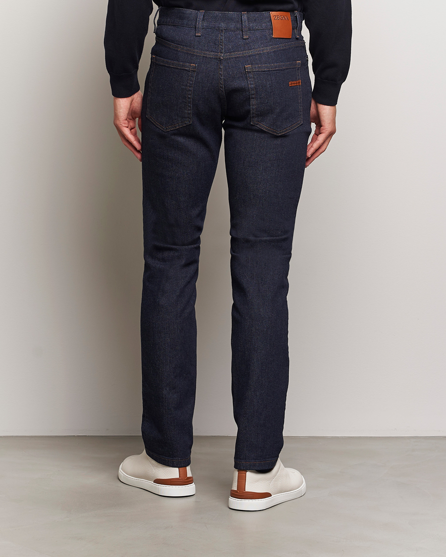 Mies | Farkut | Zegna | 5-Pocket Denim Jeans Dark Rinse