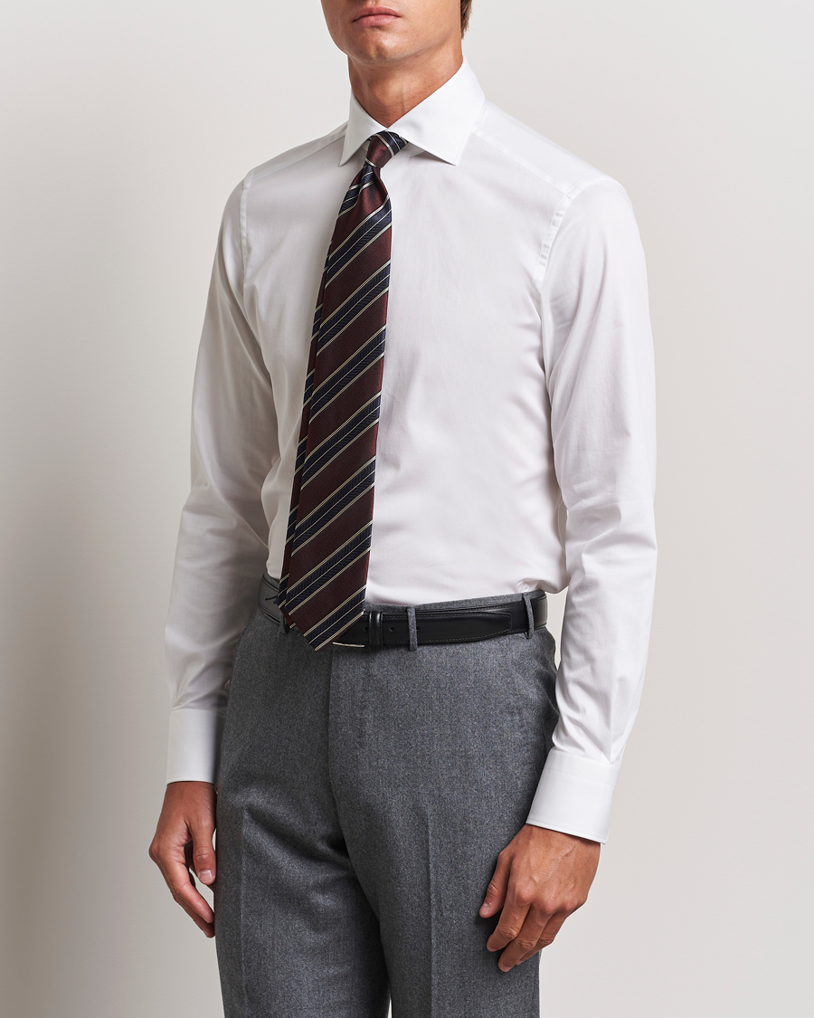 Mies | Kauluspaidat | Zegna | Slim Fit Dress Shirt White