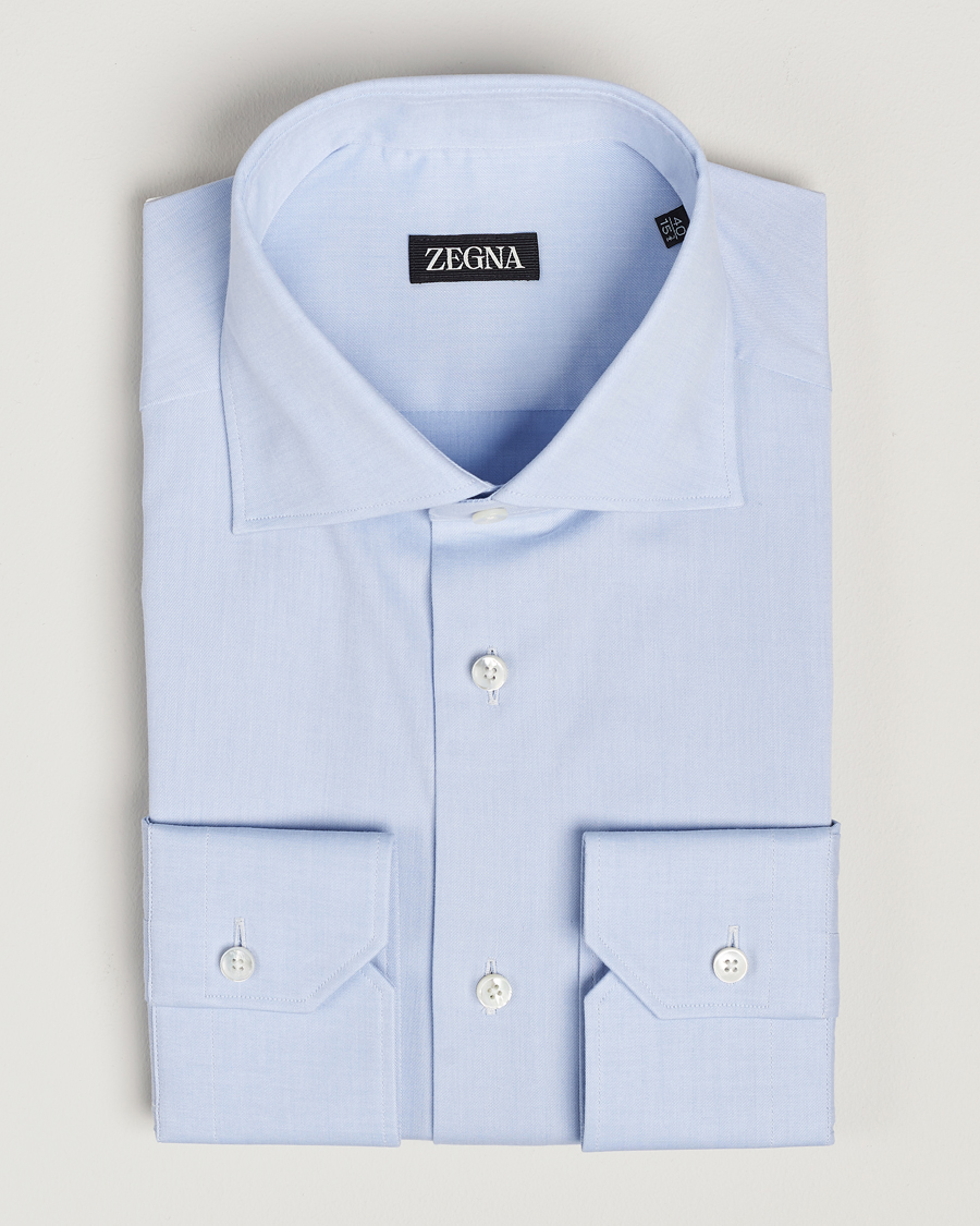 Mies | Kauluspaidat | Zegna | Slim Fit Dress Shirt Light Blue
