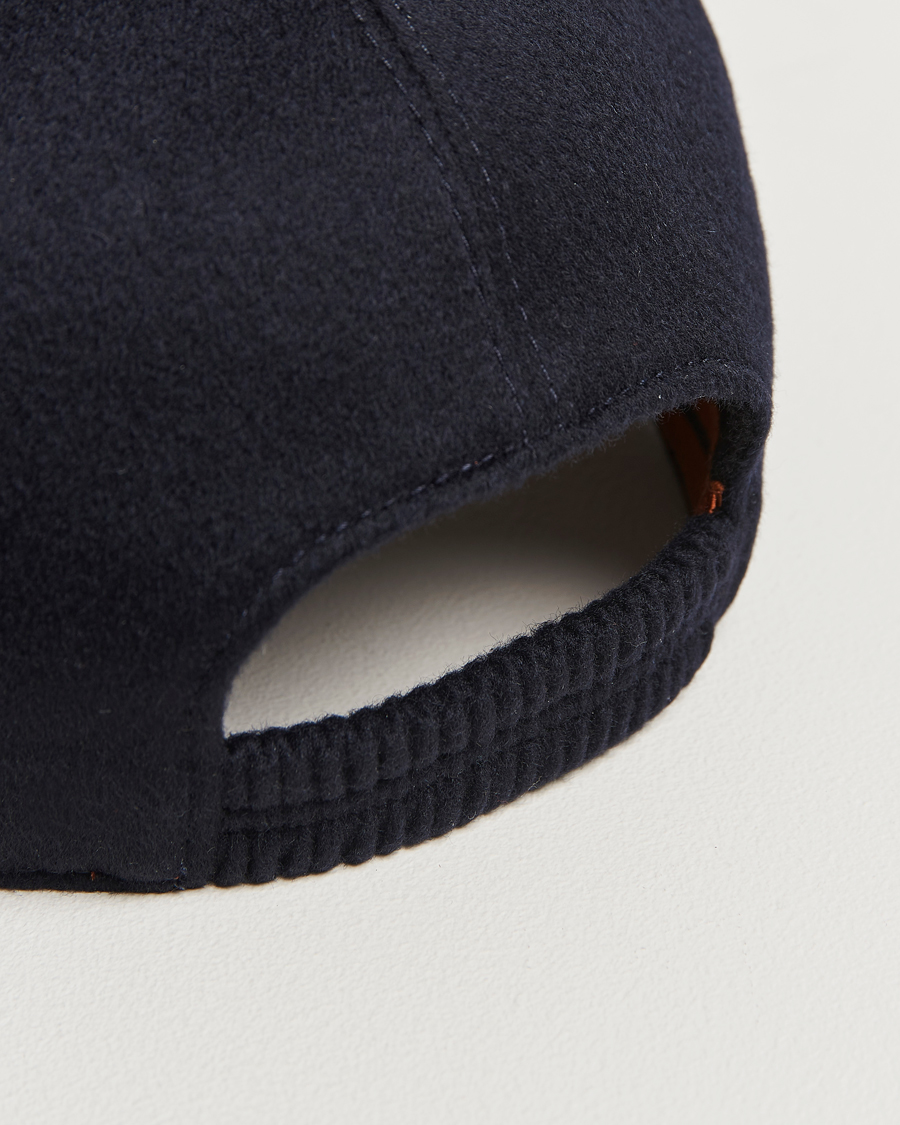 Mies | Zegna Cashmere Baseball Cap Navy | Zegna | Cashmere Baseball Cap Navy