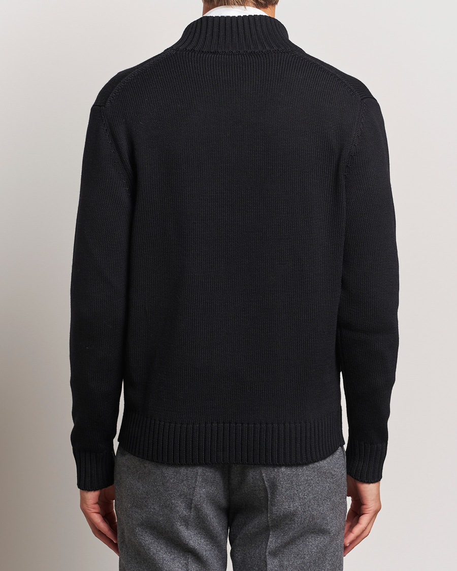 Mies | Puserot | Zanone | Virgin Merino Wool Chioto Cardigan Black