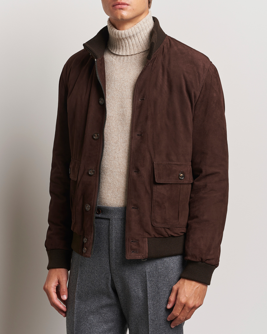 Mies | Takit | Valstar | Goose Down Valstarino Dark Brown Suede