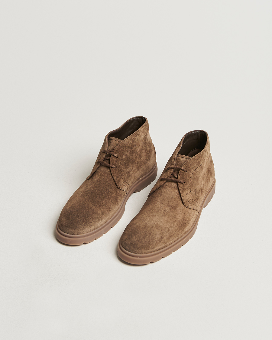 Mies | Tod's Polacco Chukka Boots Olive Suede | Tod's | Polacco Chukka Boots Olive Suede