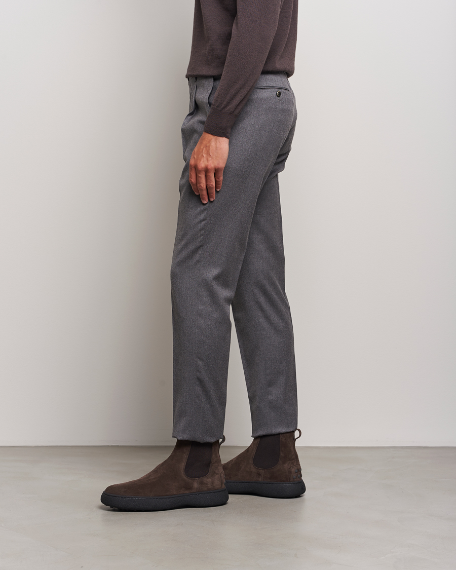 Mies | Tod's Gommino Chelsea Boots Dark Brown Suede | Tod's | Gommino Chelsea Boots Dark Brown Suede