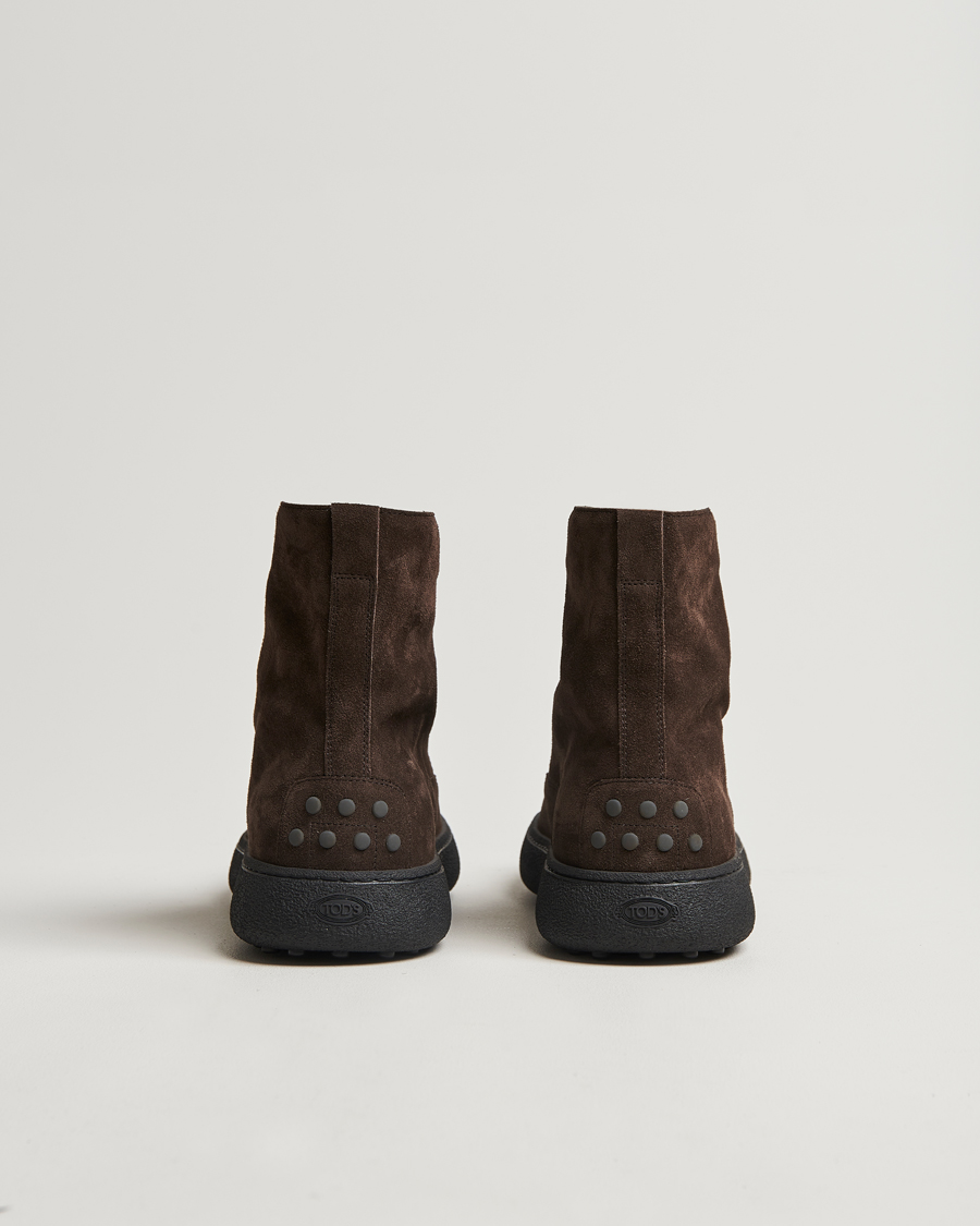 Mies | Tod's Gommino Winter Boots Dark Brown Suede | Tod's | Gommino Winter Boots Dark Brown Suede