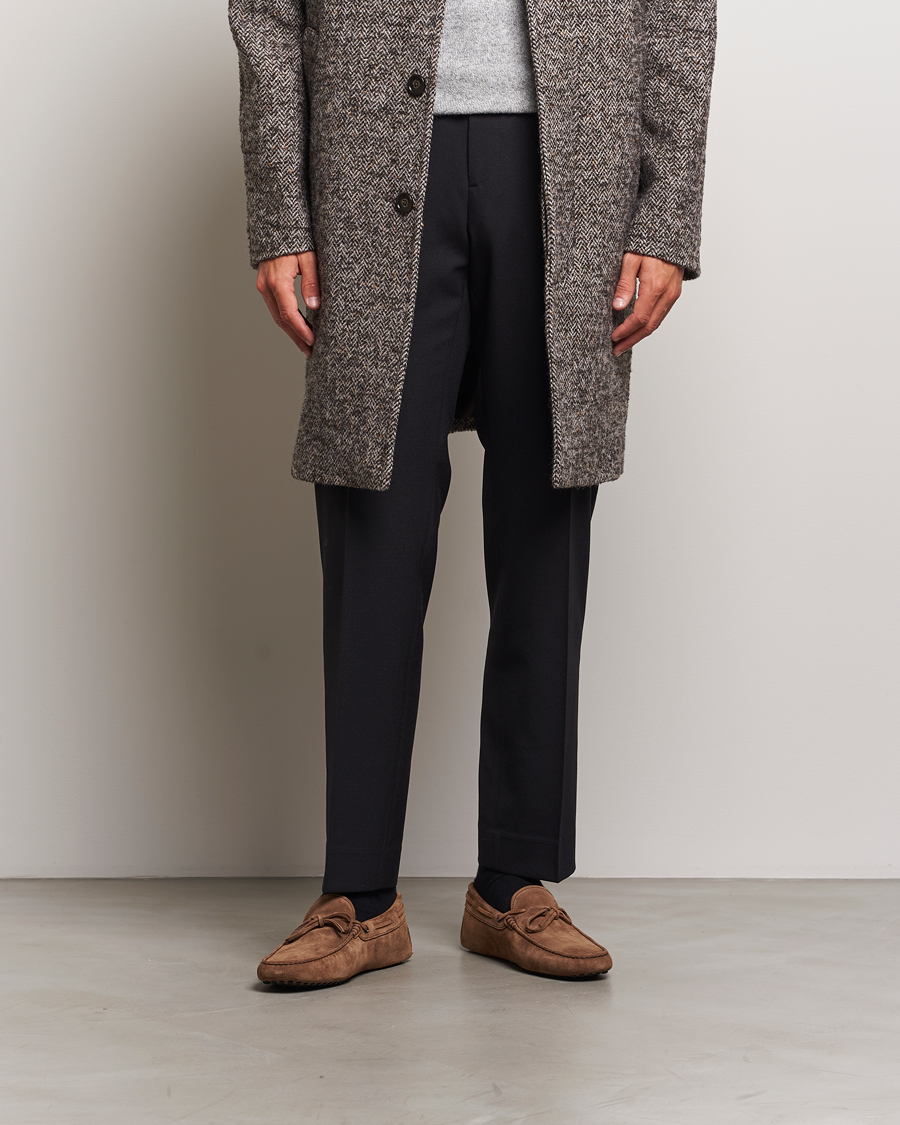 Mies | Tod's Winter Shearling Gommino Brown Suede | Tod's | Winter Shearling Gommino Brown Suede