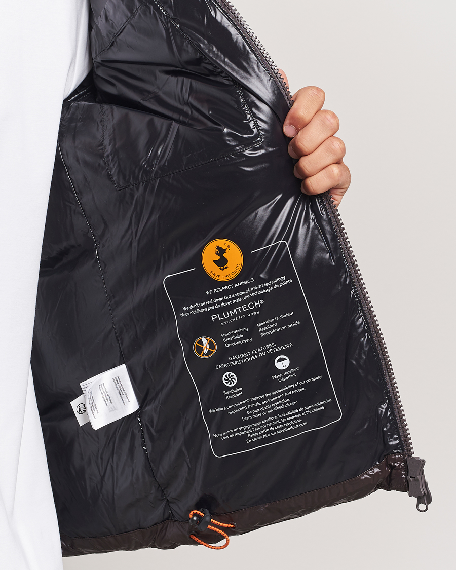 Mies | Takit | Save The Duck | Edgard Padded Puffer Brown Black