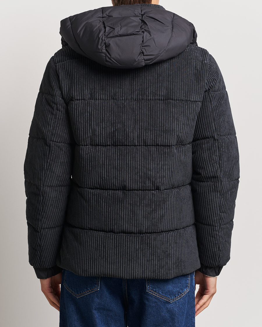 Mies | Takit | Save The Duck | Albus Cord Padded Puffer Jacket Black