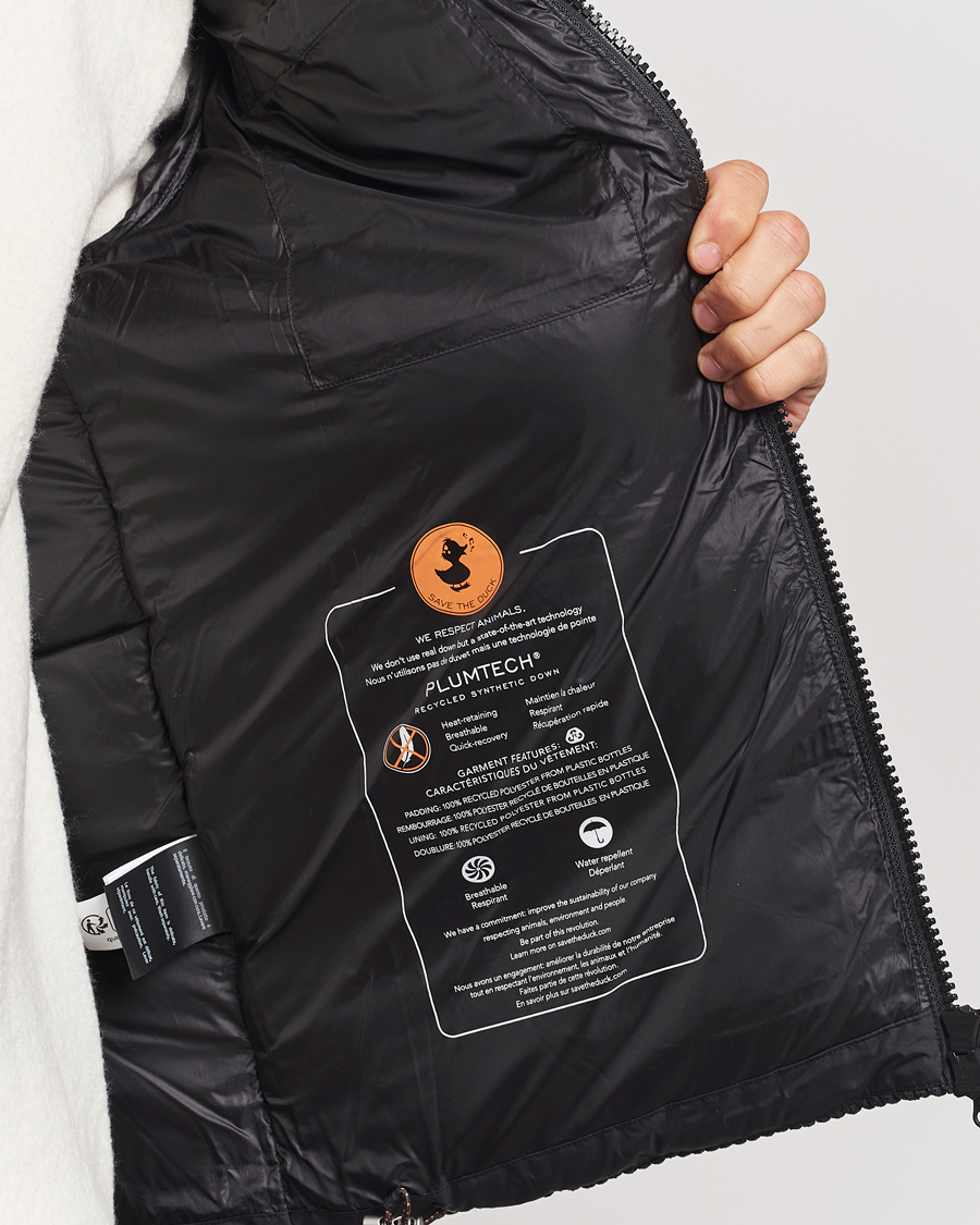 Mies | Takit | Save The Duck | Albus Cord Padded Puffer Jacket Black