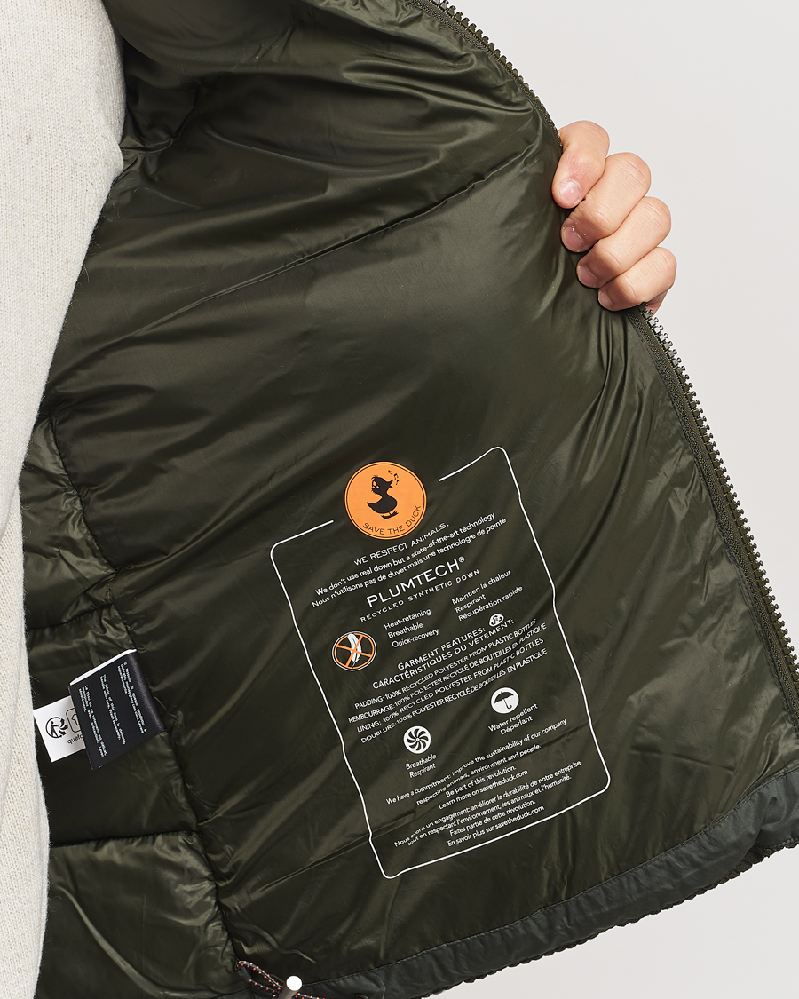 Mies | Takit | Save The Duck | Euriops Cord Padded Vest Land Green