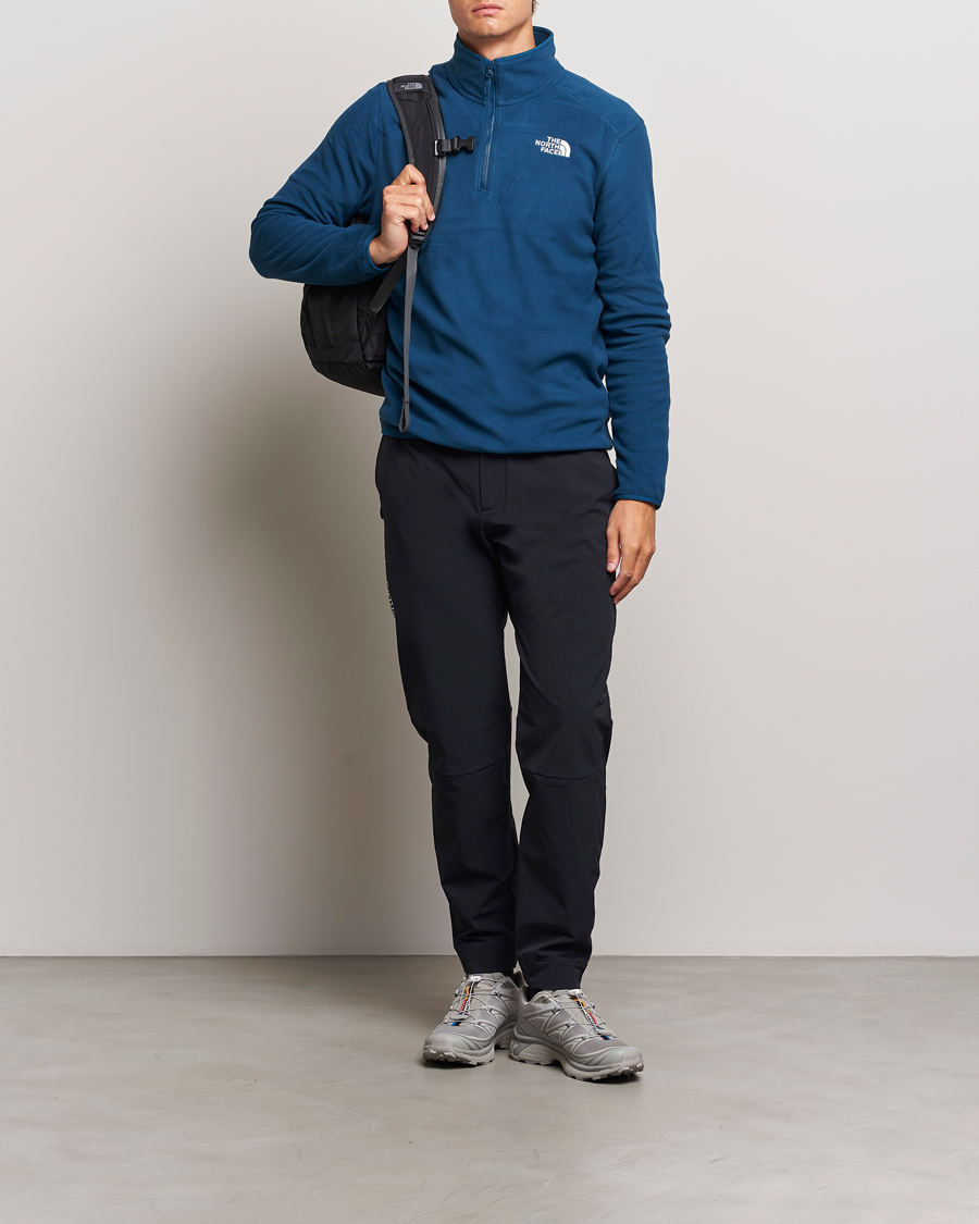 Mies | Puserot | The North Face | 100 Glacier Fleece 1/4 Zip Midnight Petrol