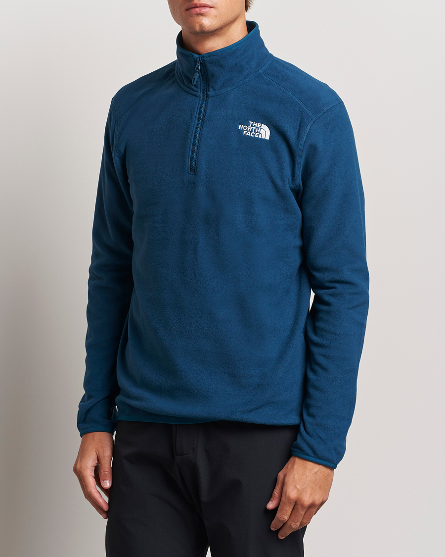 Mies | Puserot | The North Face | 100 Glacier Fleece 1/4 Zip Midnight Petrol