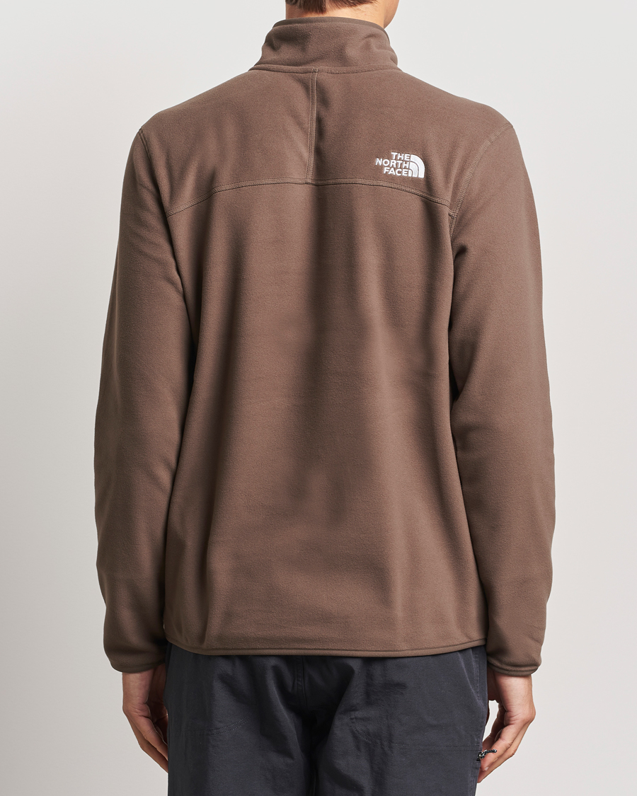 Mies | Puserot | The North Face | 100 Glacier Fleece 1/4 Zip Dark Brown
