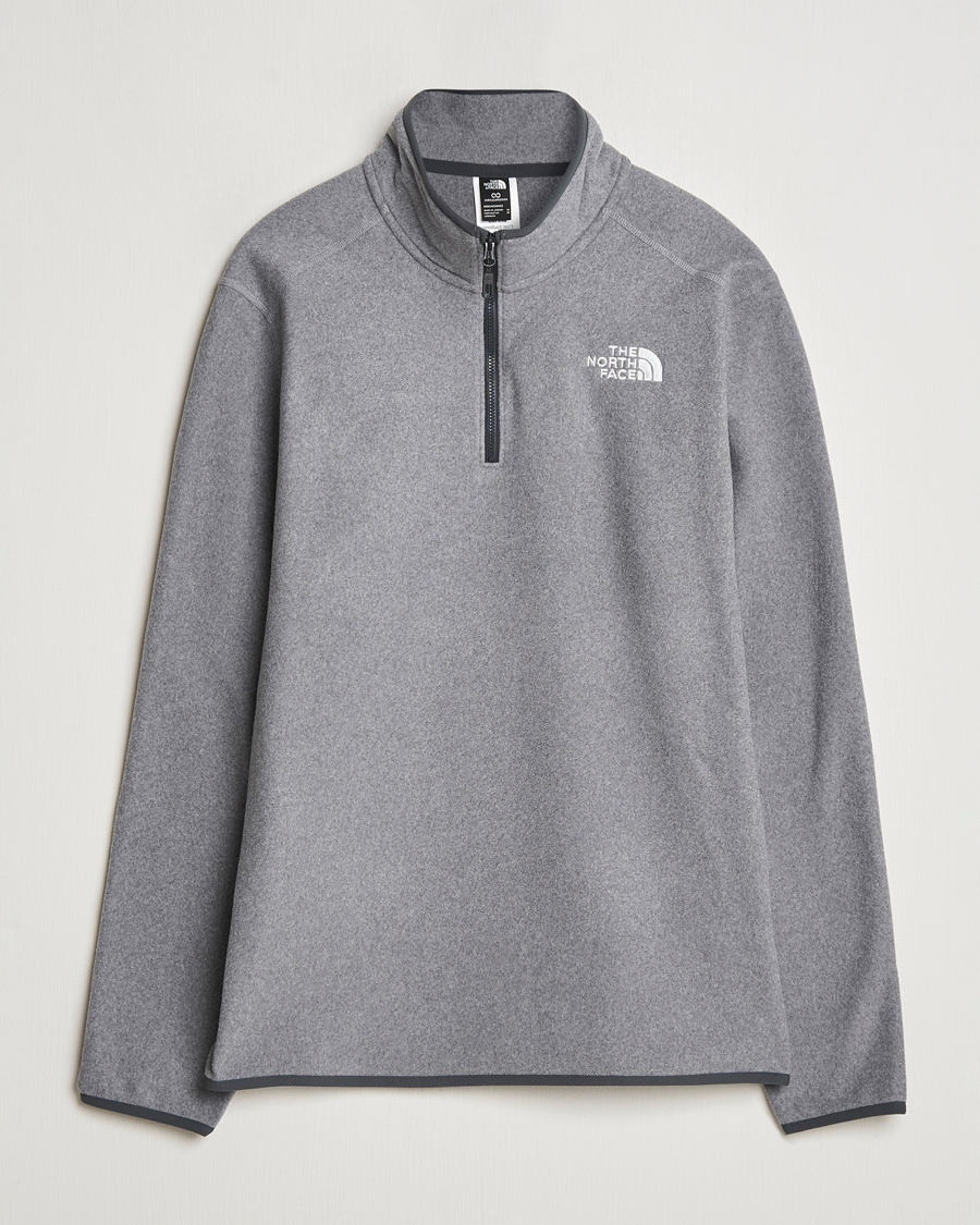 Mies | Puserot | The North Face | 100 Glacier Fleece 1/4 Zip Grey Heather