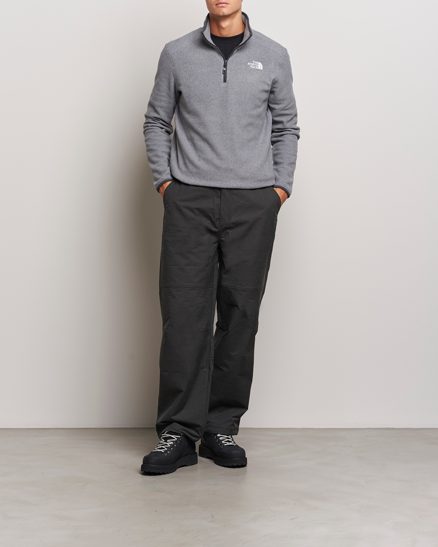 Mies | Puserot | The North Face | 100 Glacier Fleece 1/4 Zip Grey Heather