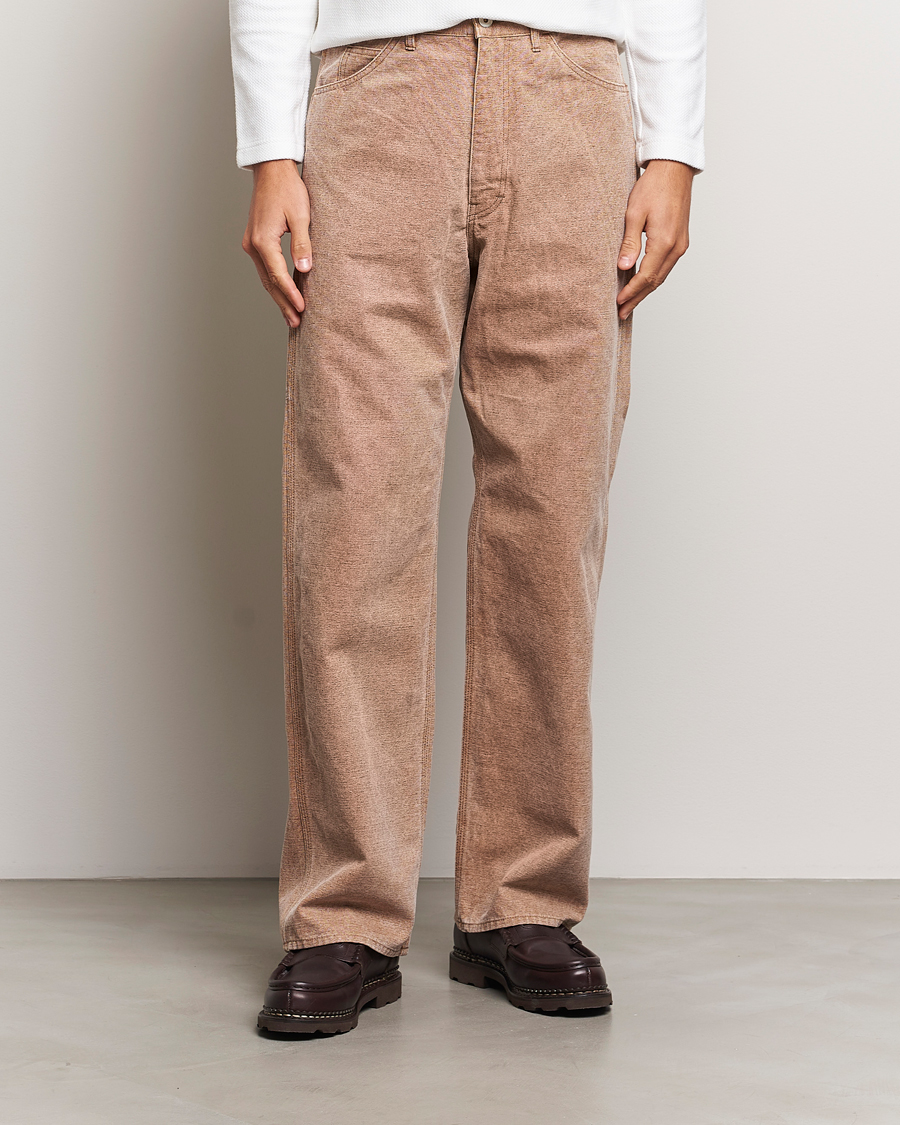 Mies | Housut | Auralee | Washed Canvas Pants Light Brown