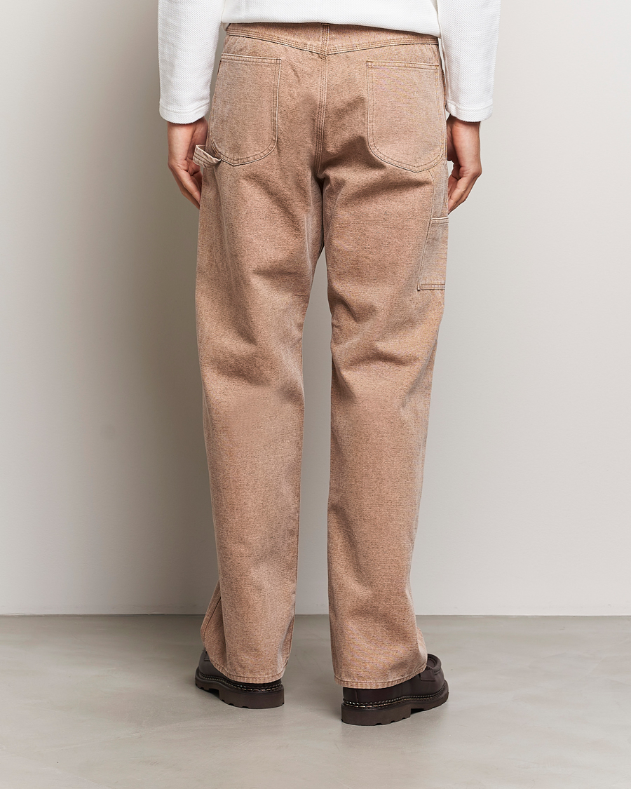 Mies | Housut | Auralee | Washed Canvas Pants Light Brown