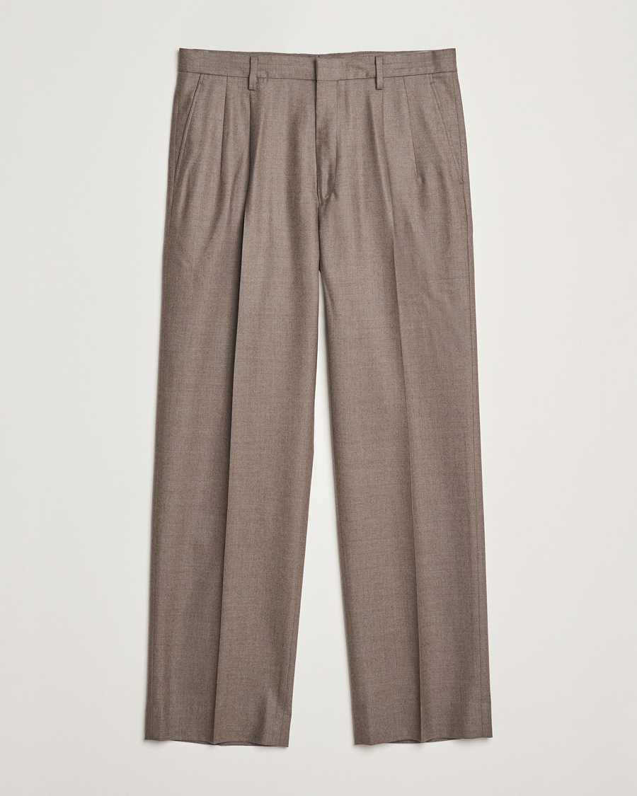 Mies | Housut | Auralee | Superlight Wool Slacks Top Brown