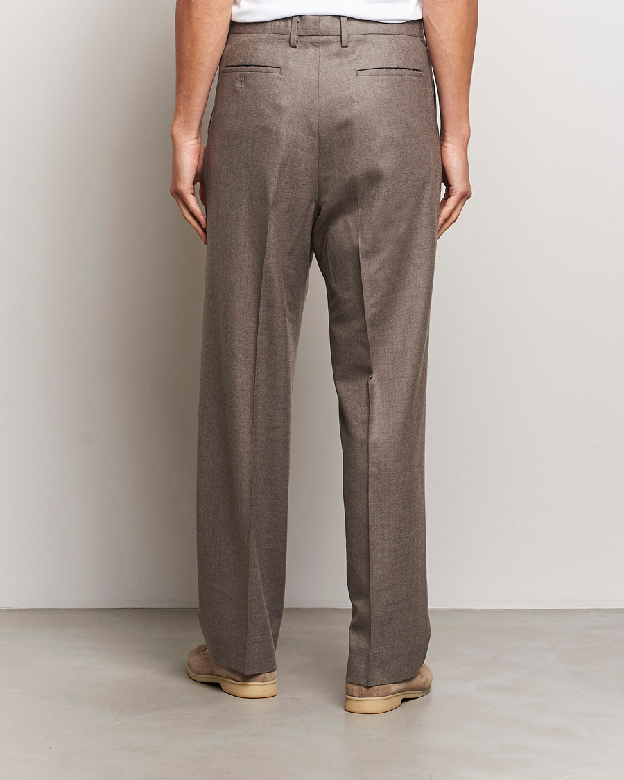 Mies | Housut | Auralee | Superlight Wool Slacks Top Brown