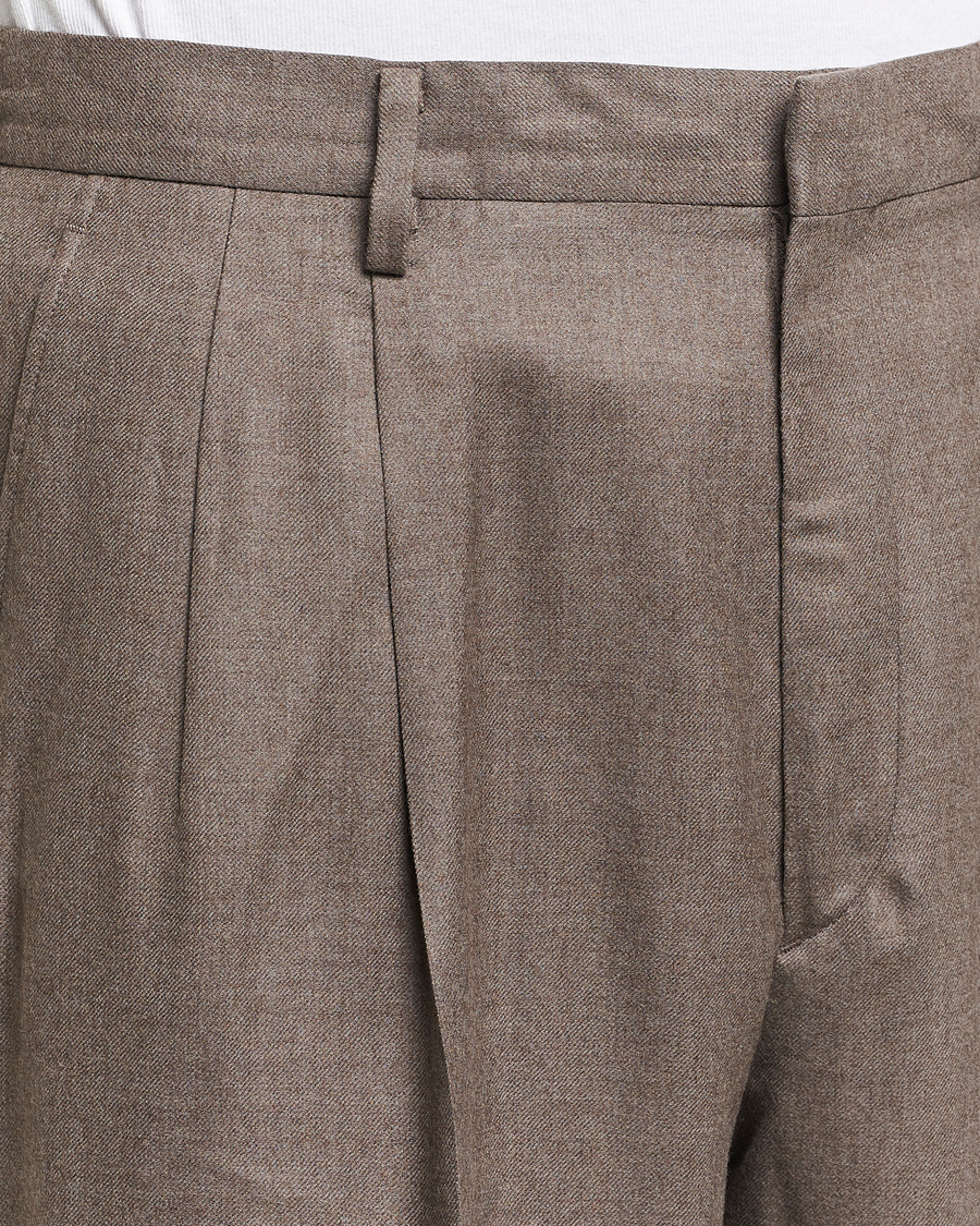 Mies | Housut | Auralee | Superlight Wool Slacks Top Brown
