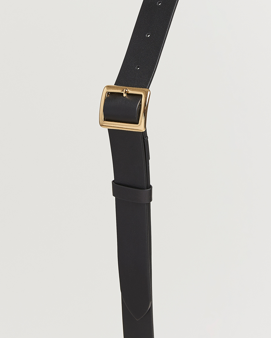 Mies | Auralee Leather Square Buckle Belt Black | Auralee | Leather Square Buckle Belt Black