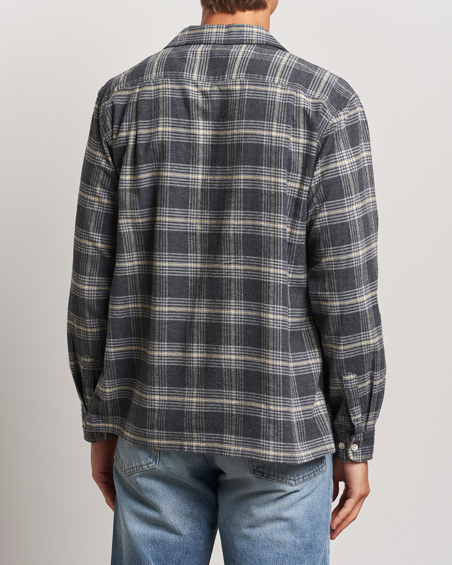 Mies | Kauluspaidat | Sunflower | Flannel Pocket Shirt Grey Check