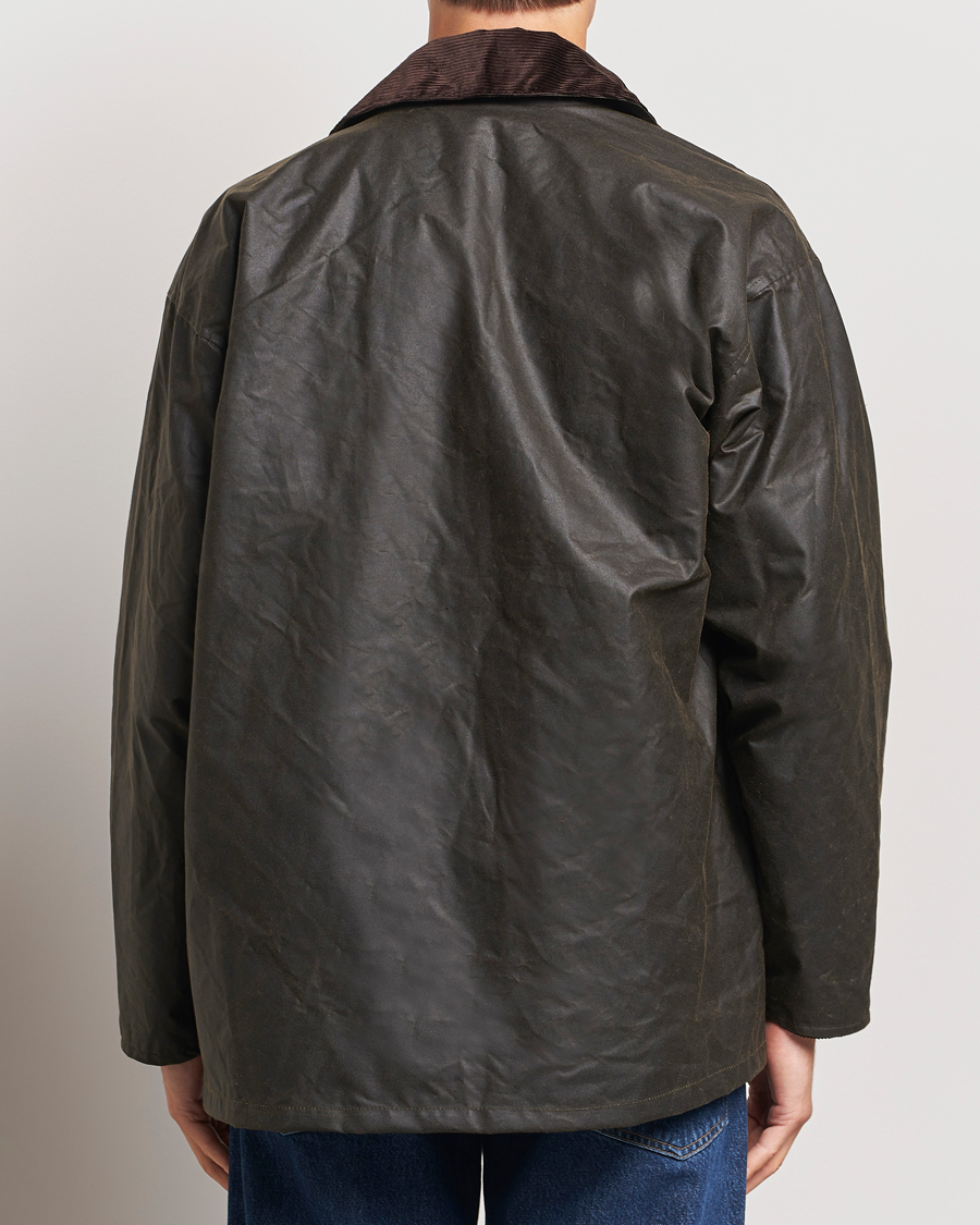 Mies | Takit | Sunflower | Waxed Leisure Jacket Olive