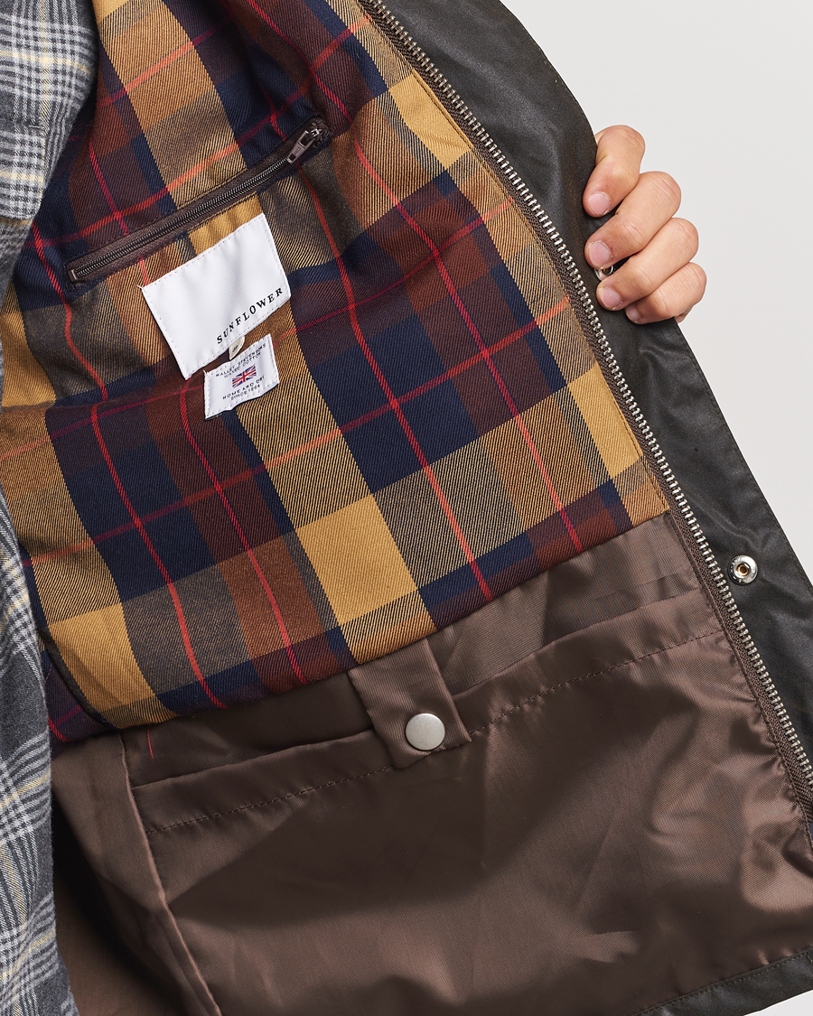 Mies | Takit | Sunflower | Waxed Leisure Jacket Olive