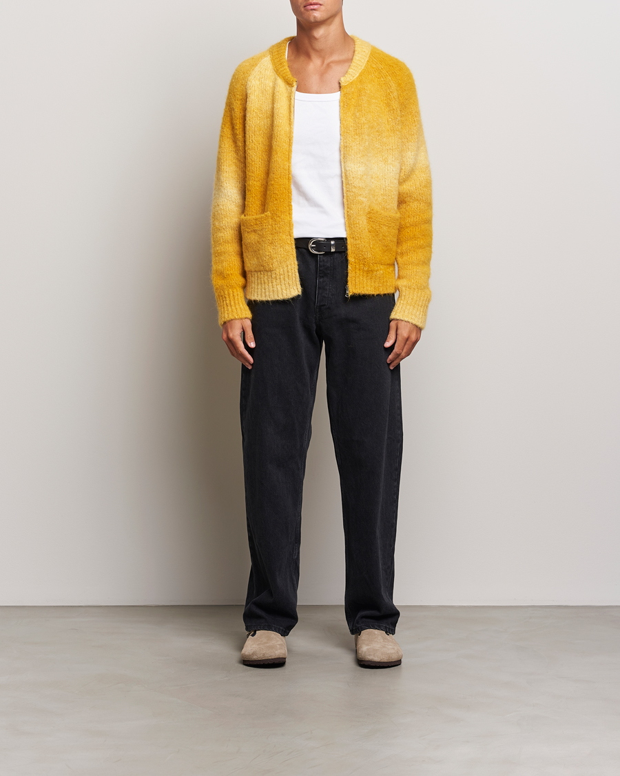 Mies | Puserot | Sunflower | Ombre Zip Cardigan Yellow