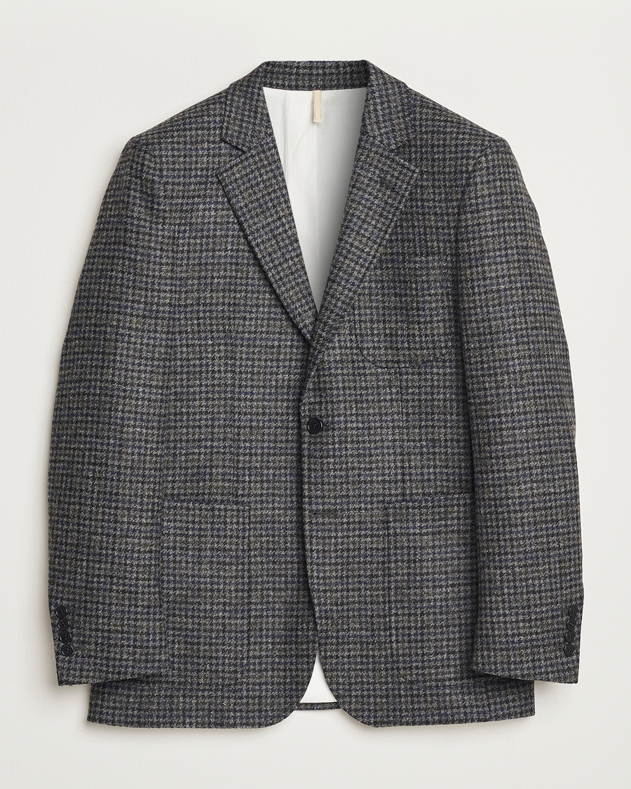 Mies | Pikkutakit | Sunflower | Tweed Blazer Grey Check