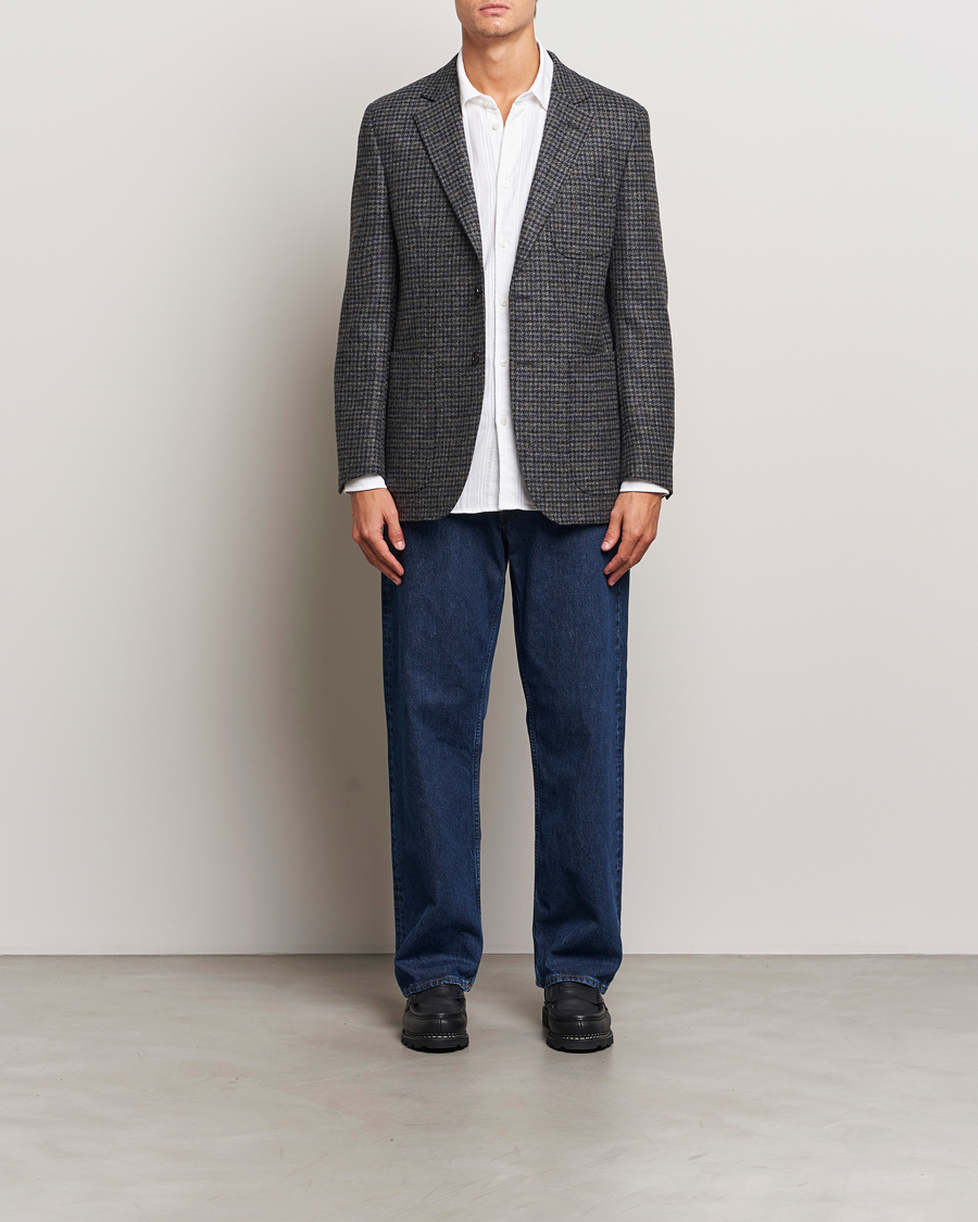 Mies | Pikkutakit | Sunflower | Tweed Blazer Grey Check