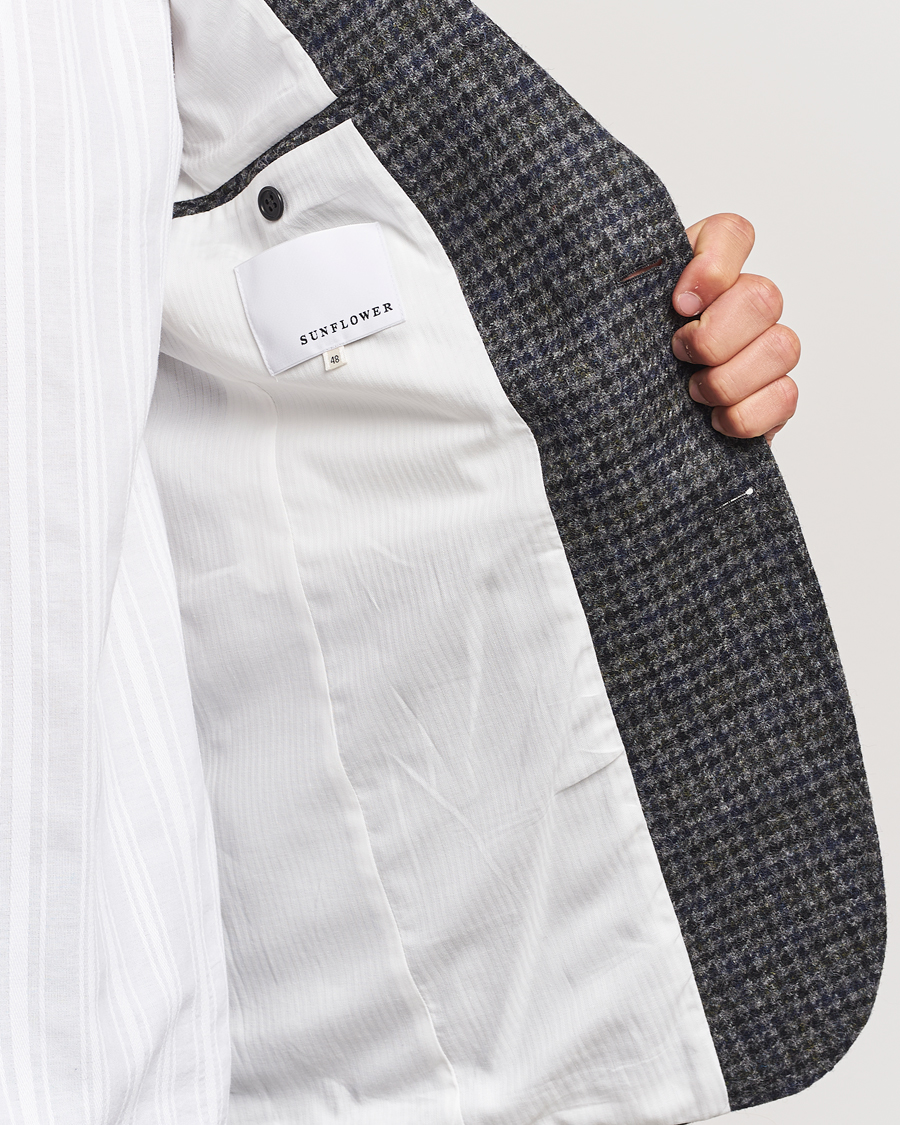 Mies | Pikkutakit | Sunflower | Tweed Blazer Grey Check