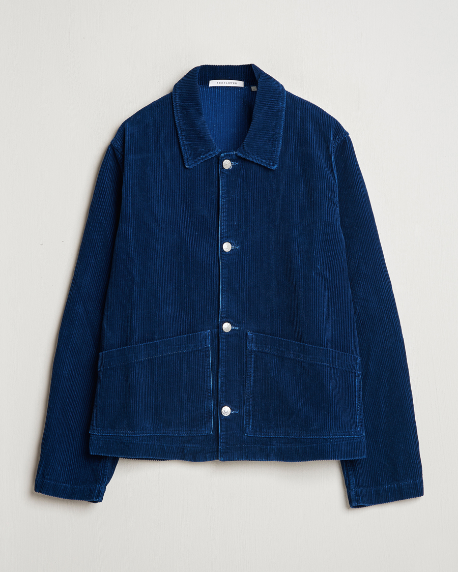 Mies | Takit | Sunflower | Corduroy Worker Jacket Indigo