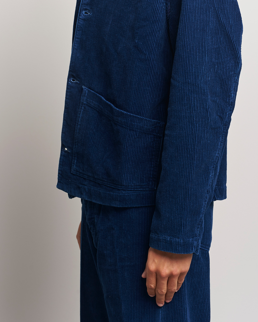 Mies | Takit | Sunflower | Corduroy Worker Jacket Indigo