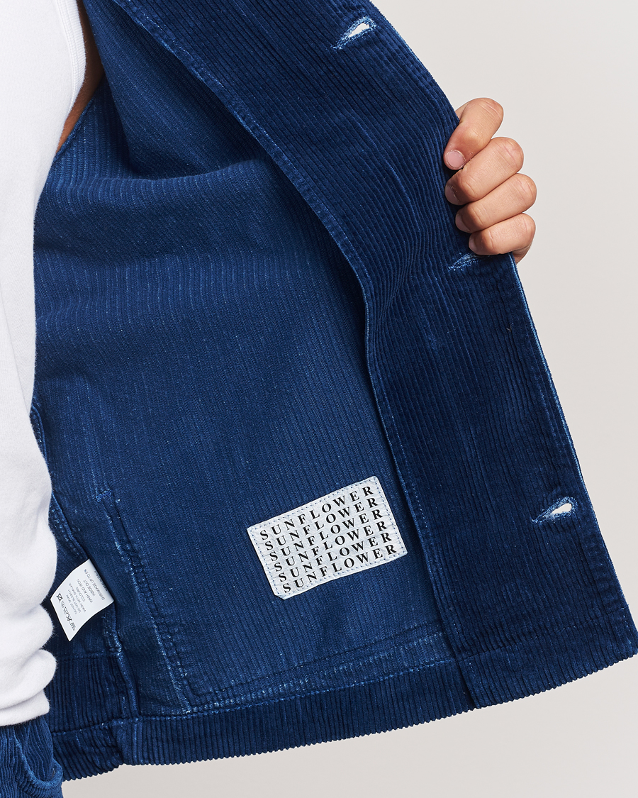Mies | Takit | Sunflower | Corduroy Worker Jacket Indigo