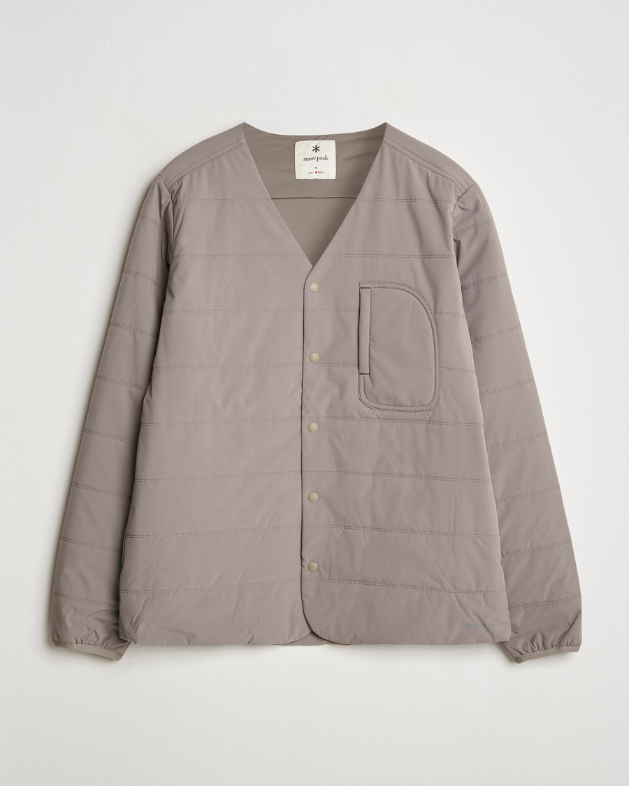 Mies | Puserot | Snow Peak | Flexible Insulated Cardigan Khaki