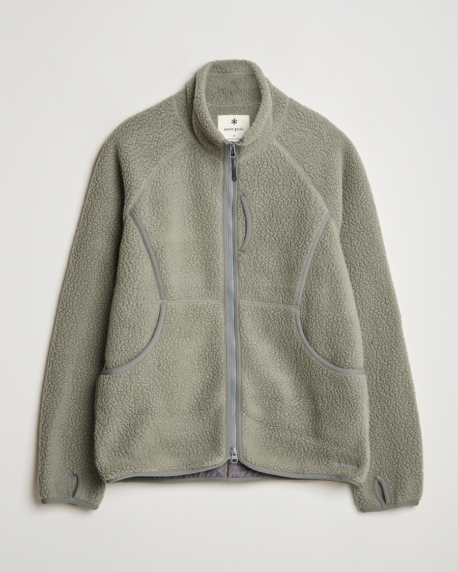 Mies | Puserot | Snow Peak | Thermal Boa Fleece Jacket Grey