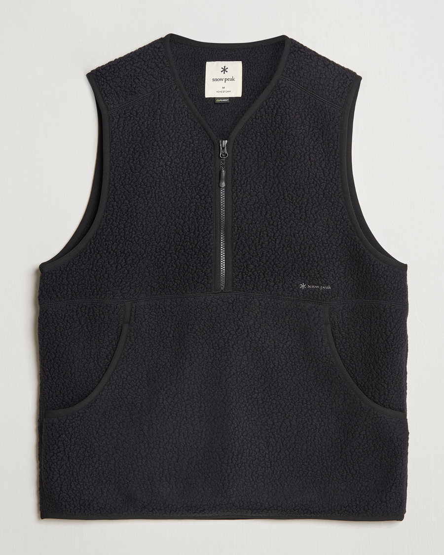 Mies | Ulkoliivit | Snow Peak | Thermal Boa Fleece Vest Black