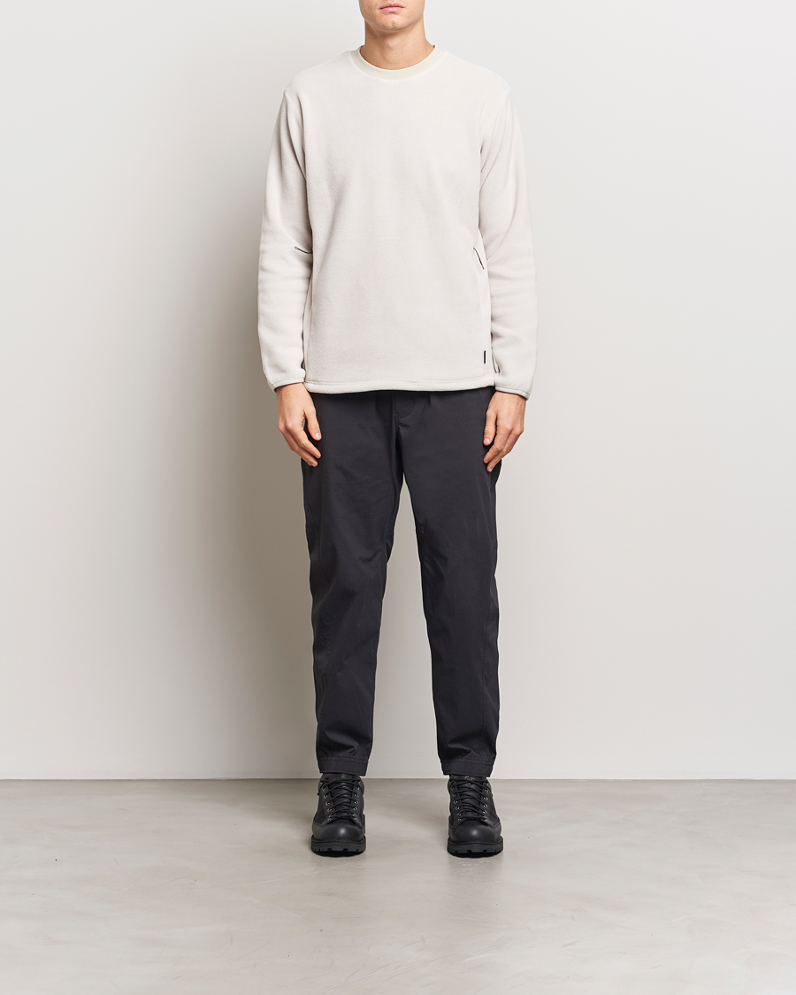 Mies | Puserot | Snow Peak | Double Face Fleece Pullover Ivory