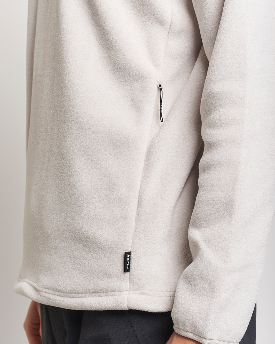 Mies | Puserot | Snow Peak | Double Face Fleece Pullover Ivory
