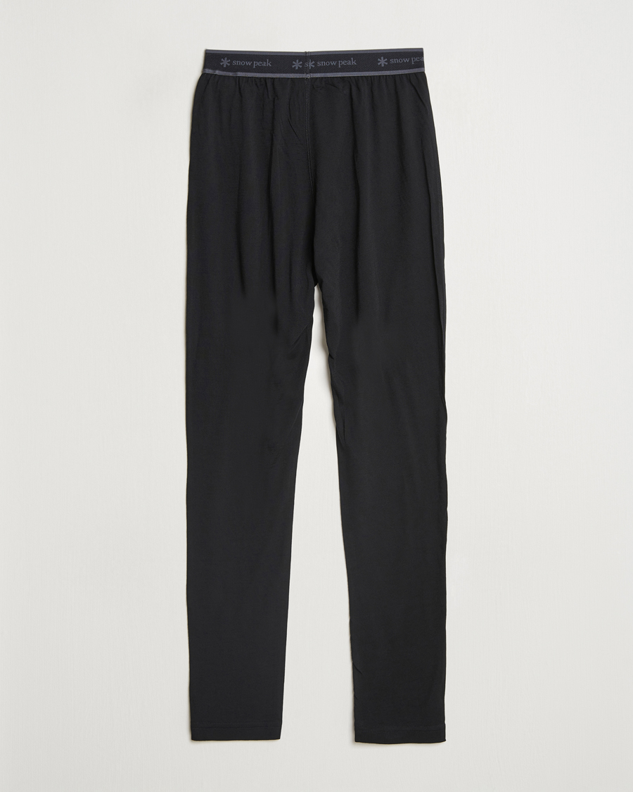 Mies | Housut | Snow Peak | Merino Wool Tights Black