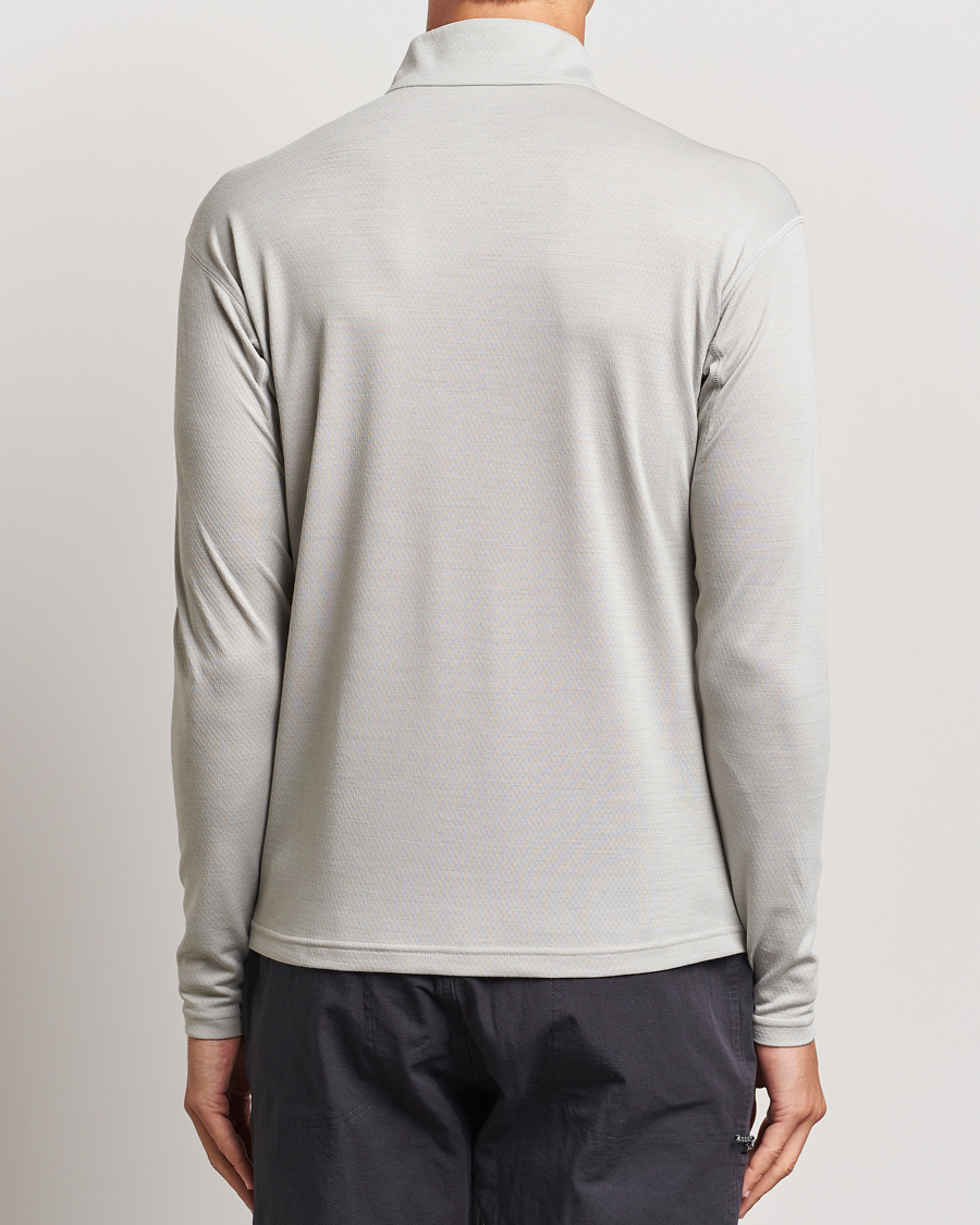 Mies | T-paidat | Snow Peak | Wool Blend Half Zip T-Shirt Icegrey