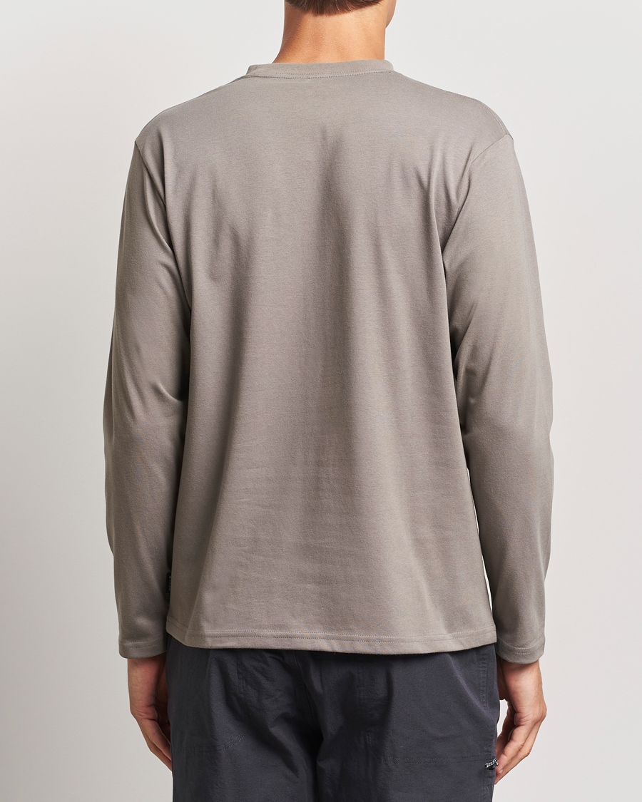 Mies | T-paidat | Snow Peak | Onepoint Long Sleeve T-Shirt Greige