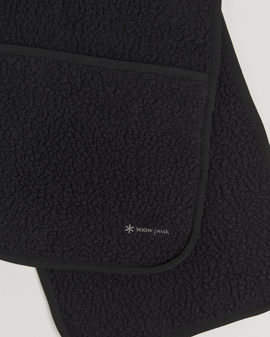 Mies | Snow Peak Thermal Boa Fleece Scarf Black | Snow Peak | Thermal Boa Fleece Scarf Black