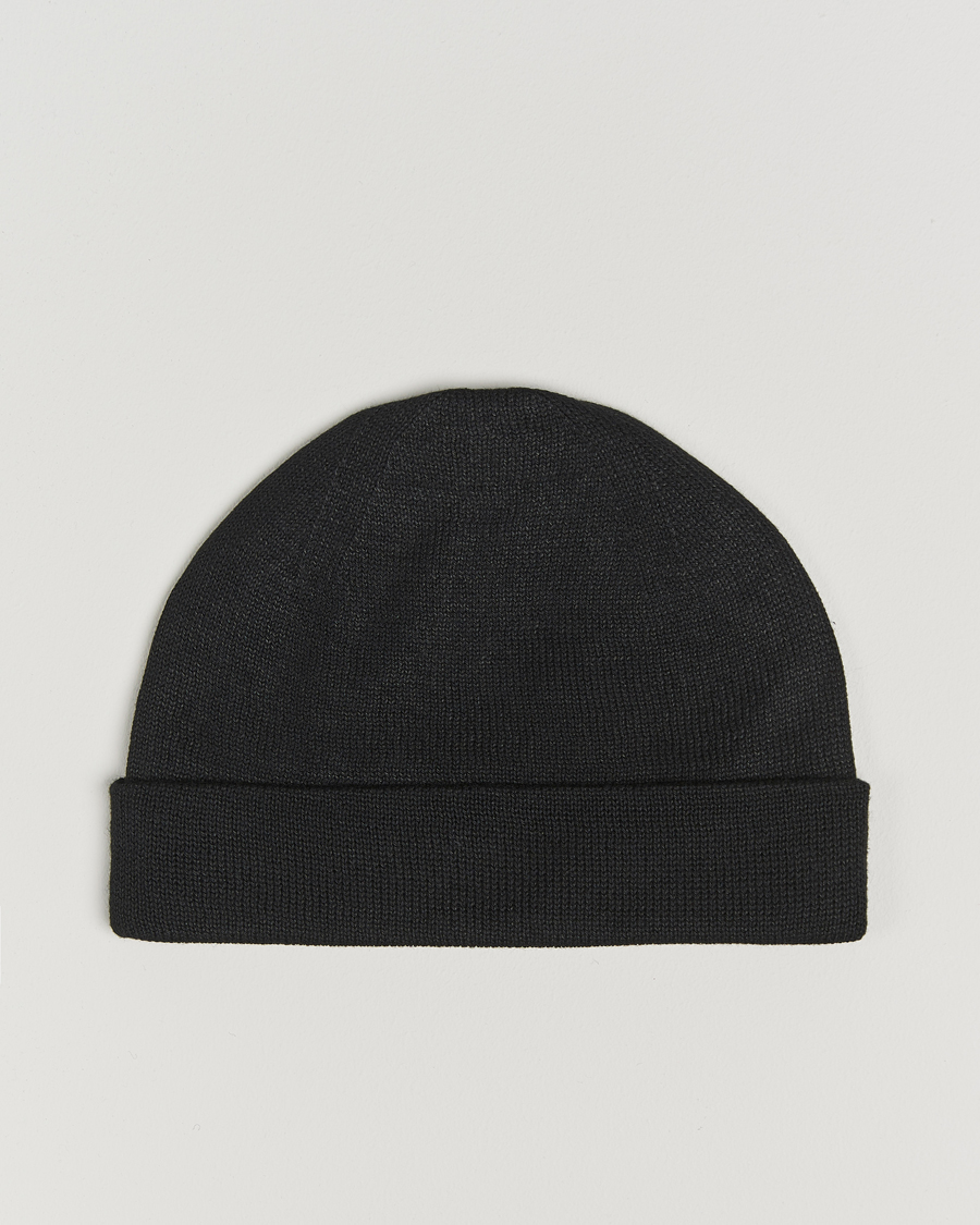 Mies | Snow Peak Flat Knit Cap Black | Snow Peak | Flat Knit Cap Black