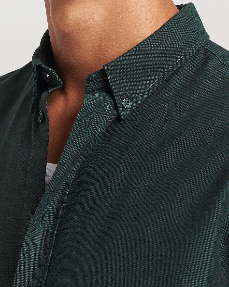 Mies | Kauluspaidat | Samsøe Samsøe | Saliam Oxford Shirt Darkest Spruce