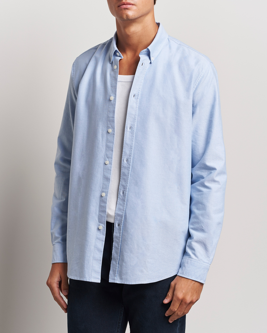 Mies | Kauluspaidat | Samsøe Samsøe | Saliam Oxford Shirt Oxford Blue