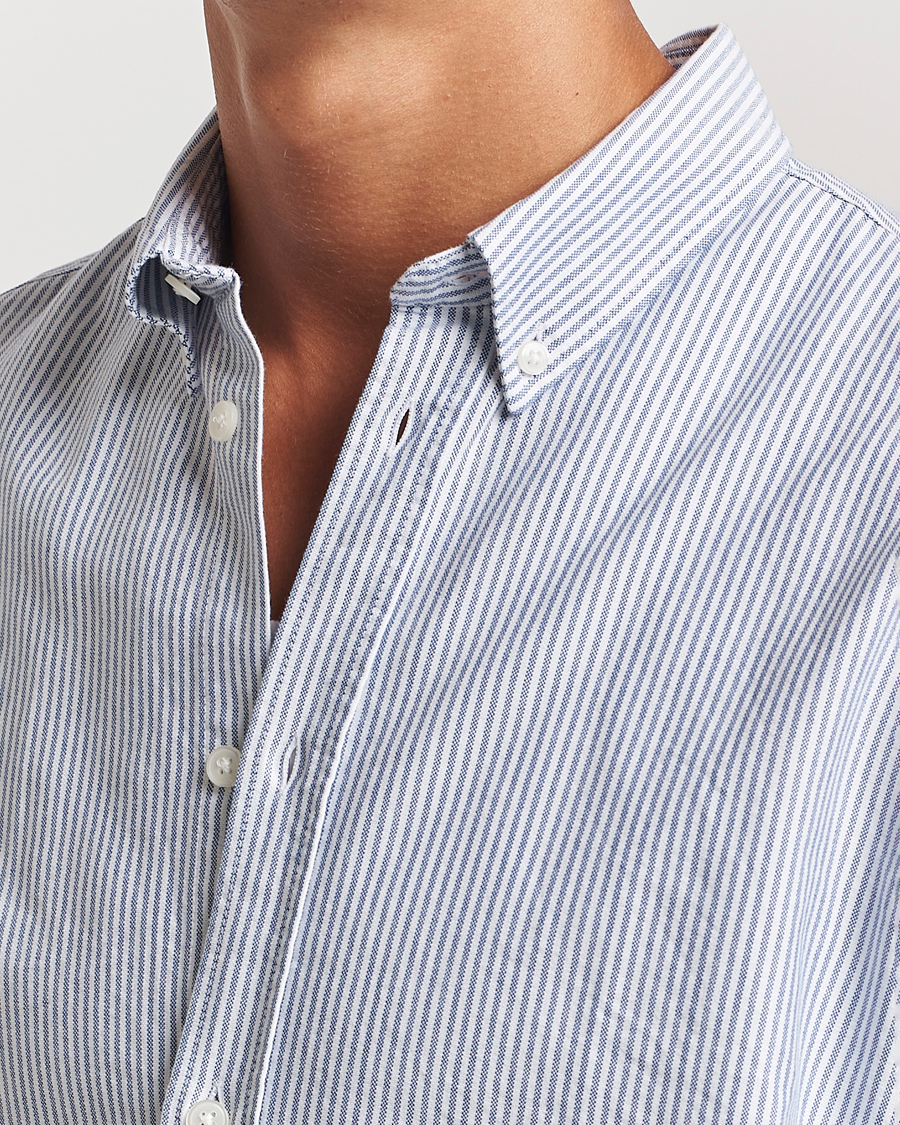Mies | Kauluspaidat | Samsøe Samsøe | Saliam Oxford Shirt Oxford Narrow Stripe